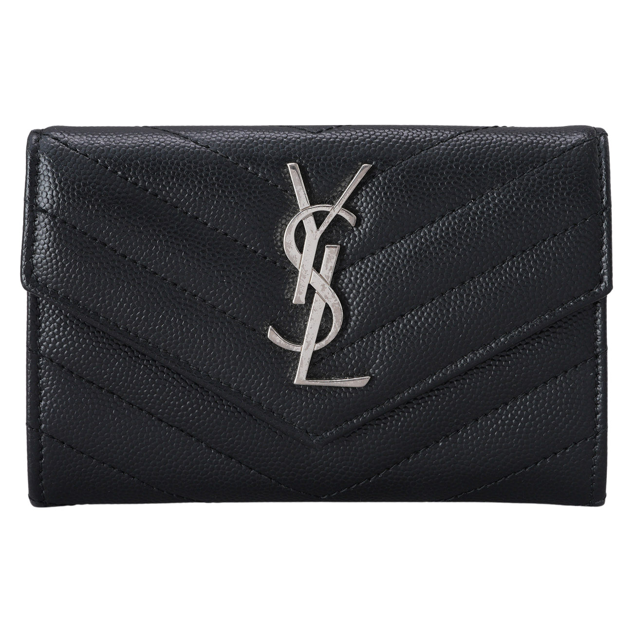 YVES SAINT LAURENT(USED)생로랑 414404 마틀라세 엔벨로프 카드지갑